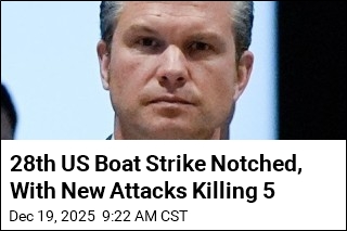 28th US Boat Strike Notched, With New Attacks Killing 5