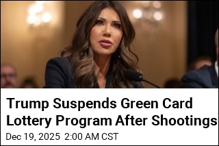 Trump Suspends Green Card Lottery Program After Shootings