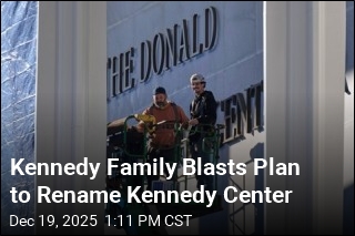 Kennedy Family Blasts Plan to Rename Kennedy Center