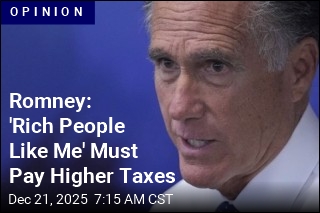 Romney: 'Rich People Like Me' Must Pay More Taxes