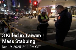 3 Killed in Taiwan Mass Stabbing