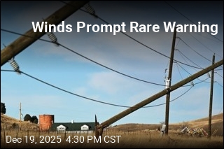 Forecasters Issue Rare Warning as Winds Raise Wildfire Risk