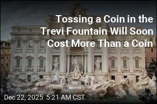 Tossing a Coin in the Trevi Fountain Will Soon Cost More Than a Coin