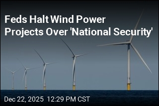 Feds Halt Wind Power Projects Over 'National Security'