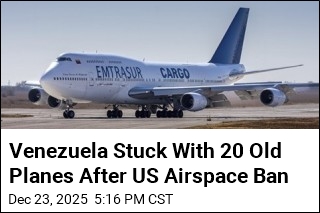 Venezuela Stuck With 20 Old Planes After US Airspace Ban