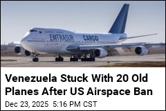 Venezuela Stuck With 20 Old Planes After US Airspace Ban
