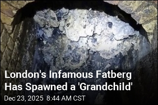 London's Infamous Fatberg Spawns a 'Grandchild'