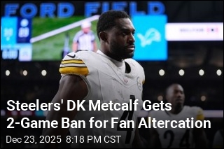 Steelers' DK Metcalf Gets 2-Game Ban for Fan Altercation