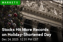 Stocks Hit More Records on Holiday-Shortened Day