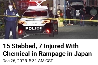15 Stabbed, 7 Injured With Chemical in Rampage in Japan