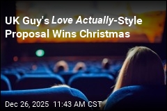 Love Actually -Style Proposal Thrills Movie Theater Patrons