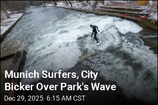 Munich Surfers, City Bicker Over Park's Wave