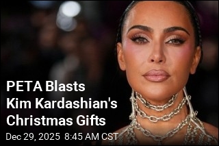PETA Blasts Kim Kardashian's Christmas Gifts