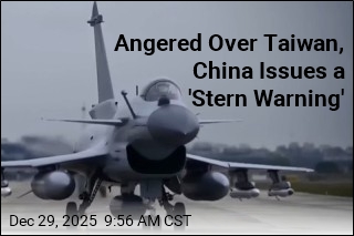 Angered Over Taiwan, China Issues a 'Stern Warning'