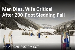 Man Dies, Wife Critical After 200-Foot Sledding Fall