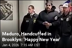 Maduro, Handcuffed in Brooklyn: 'Happy New Year'