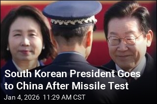 South Korean President Goes to China After Missile Test