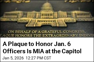 A Plaque to Honor Jan. 6 Officers Is MIA at the Capitol