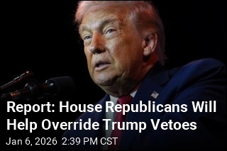 Report: House Republicans Will Help Override Trump Vetoes
