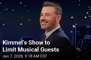 Kimmel's Show to Limit Musical Guests