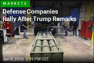 Defense Companies Rally After Trump Remarks