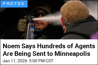 Noem Says Hundreds of Agents Are Being Sent to Minneapolis