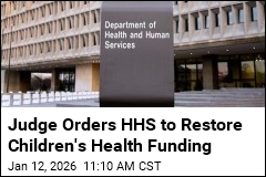 Judge Orders HHS to Restore Children's Health Funding