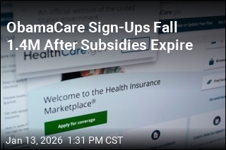 ObamaCare Sign-Ups Fall 1.4M After Subsidies Expire