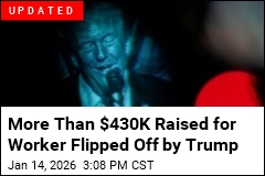 $250K Raised for Factory Worker Who Heckled Trump
