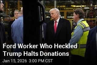 After $810K Raised, Trump Heckler Halts Donations