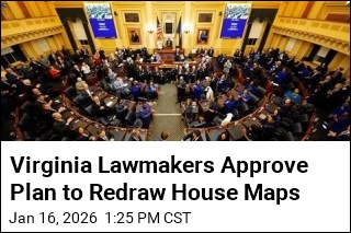 Virginia Lawmakers Approve Plan to Redraw House Maps