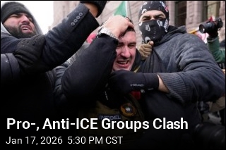 Pro-, Anti-ICE Groups Clash