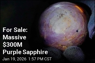 For Sale: Massive 3.6K-Carat Purple Sapphire