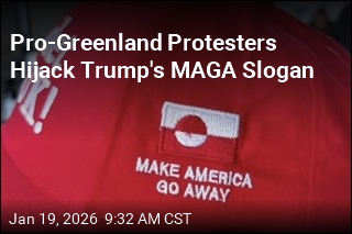 Pro-Greenland Protesters Have Their Own MAGA Slogan
