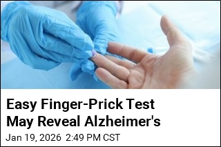 Finger-Prick Test May Reveal Alzheimer's
