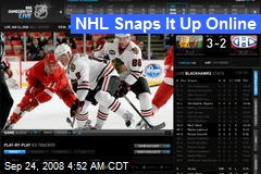 NHL Snaps It Up Online