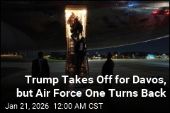 Air Force One Returns to DC Shortly After Leaving for Davos