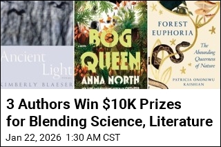 3 Authors Win $10K Prizes for Blending Science, Literature