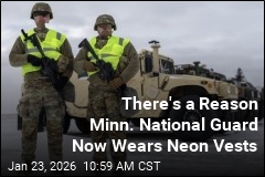 To Stand Out From ICE, Minn. National Guard Dons Neon Vests