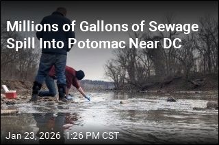 Massive Sewer Spill Flows Into Potomac Near DC