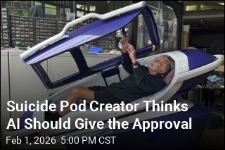 Suicide Pod Creator Says AI Should Say Who Can Die