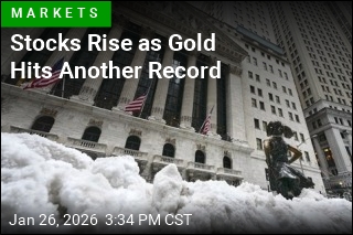 Stocks Rise as Gold Hits Another Record