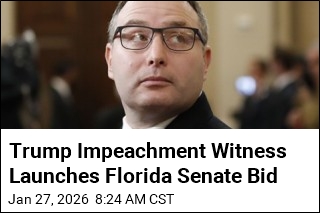 Trump Impeachment Witness Launches Florida Senate Bid