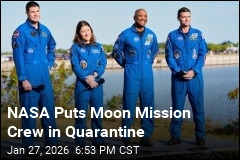 NASA Puts Moon Crew in Prelaunch Quarantine
