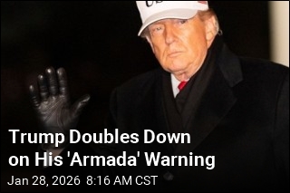 Trump Repeats His Warning to Iran: an Armada Is Coming