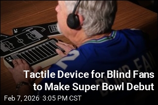 Tactile Device for Blind Fans to Make Super Bowl Debut