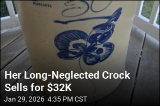 Her Long-Neglected Crock Sells for $32K