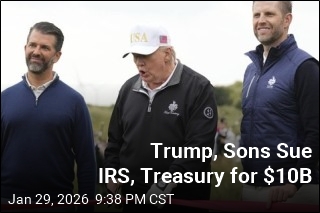 Trump, Sons Sue IRS, Treasury Over Tax Leaks