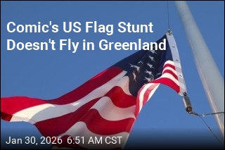 Greenland Didn't Appreciate Comic's US Flag Stunt