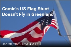 Greenland Didn't Appreciate Comic's US Flag Stunt